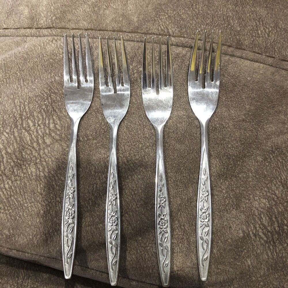 Set Of 4 Riviera Dessert Forks